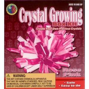  Crystal Growing   Complete Science Kit   Rose Pink Toys 