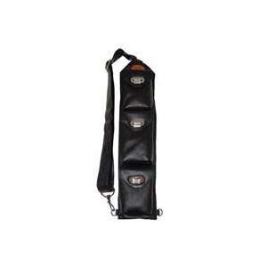  Sucaro Pebble Black Leather Freedom Strap with Drop Lock 