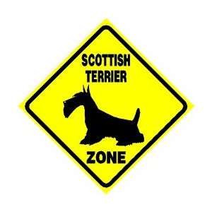  SCOTTISH TERRIER ZONE pet dog NEW sign