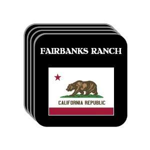     FAIRBANKS RANCH, California (CA) Set of 4 Mini Mousepad Coasters