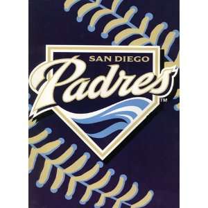 San Diego Padres Blanket   Big Stitches Series 