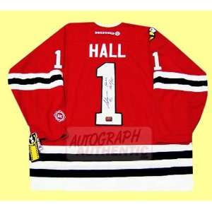 Autographed Glenn Hall Chicago Blackhawks Jersey (Red)  