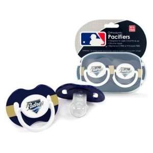  San Diego Padres Pacifier   2 Pack Baby