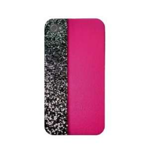  Black pink glitter iphone cover Iphone 4 Cover Cell 