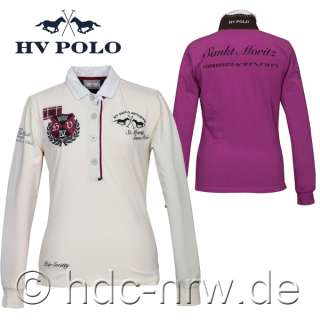 Reduziert Polo Shirt HV POLO ~ Amaro Ivory ~ M langarm Neu  