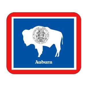   US State Flag   Auburn, Wyoming (WY) Mouse Pad 