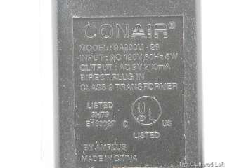 CONAIR 9V AC / AC Adaptor Class 2 Transformer 9A200U 28  