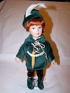   Edition Seymour Mann Peter Pan Tiny Tots Doll w/Stand   NEW in Box