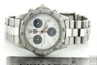 TAG HEUER PROFESSIONAL CK1111 0 SS CHRONOGRAPH MENS DIVING WATCH W 