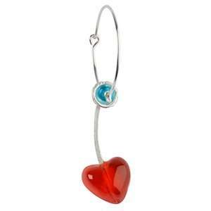  Lalos Sweet Apples Heart Earrings Jewelry