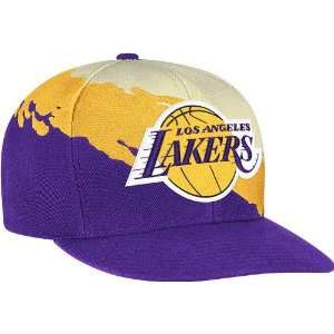 Los Angeles Lakers Vintage Paintbrush Snap Back Hat  