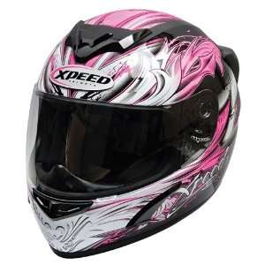    Xpeed Helmet XP 509 Valor Helmet (Pink, X Large) Automotive