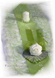 Luxus Rosen Tischdeko grün für ca. 60 Pers Hochzeit  