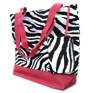 Zebra Print Medium Shopping Tote Beach Baby Diaper Bag  