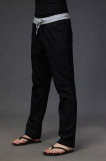 Mans Casual Design Linen Drawstring Pants M L XL XXL  