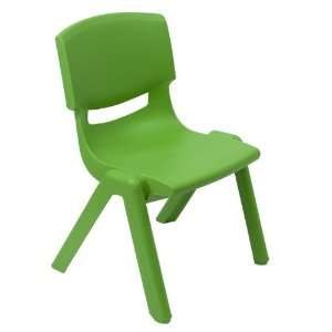 10¬? Preschool / Kindergarten Green Plastic Stack Chair [YU YCX 003 