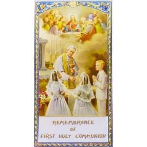  First Communion Prayer Card