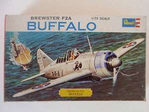 Aircraft Buffalo Brewster F2A Model Kit 172, EX, 1964  