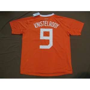 08 09 NETHERLANDS JERSEY NEW WITH TAGS VAN NILSTEROY + FREE SHORT 