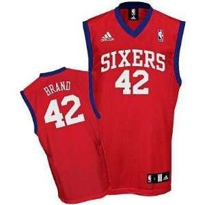  Philadelphia 76ers #42 Elton Brand Red Jersey