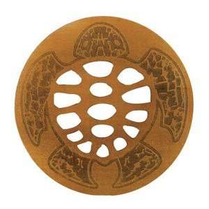   Laser Cut & Etched Wood Coasters Turtle Round