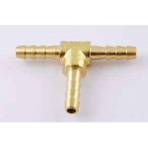 16 Hose ID, Hose Barb Tee T Union Fitting Intersection/Split Brass 