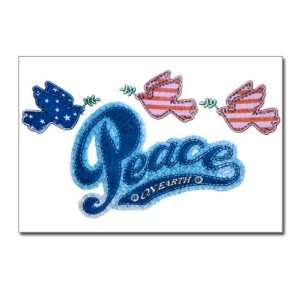   Postcards (8 Pack) Peace on Earth Birds Symbol 