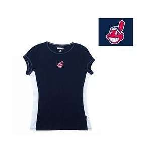  Cleveland Indians Womens Flash T shirt by Antigua Sport 