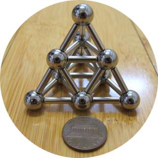 25 Neodymium stick/10 ball rare earth magnet sculpture  