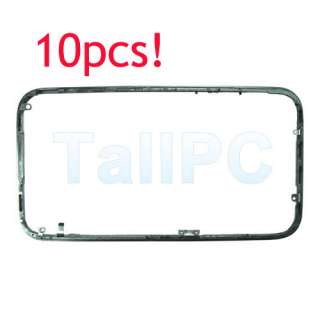   10 pcs Chrome Mid Front Bezel Frame Cover For iPhone 3G 3GS USA  