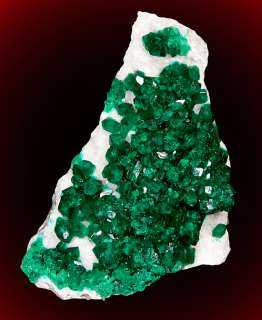 Gem Emerald Green DIOPTASE Crystals   TSUMEB  