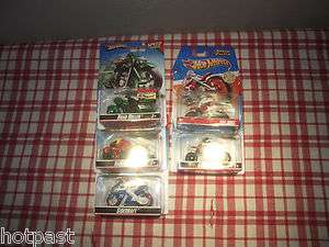 LOT OF 5 HOT WHEELS SPEED CYCLES ALL DIFFERENT ALL NEW  