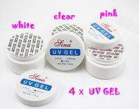   el Nail Art Glue (you will get one white one pink and two clear