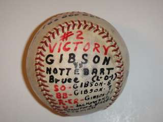   SIGNED GAME USED 1964 WIN #2 BASEBALL AUTOGRAPH #H36511 RARE  