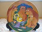 simpsons collectors plates  