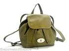NEW FOSSIL HANDBAG MADDOX OLIVE GREEN LEATHER BACKPACK NWT