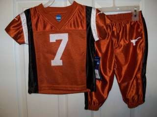 Texas Longhorn Football Jersey Outfit Boys Toddler Size 3T NWT #42 