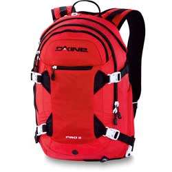 Dakine Pro 2 Ski Backpack Bag Red  
