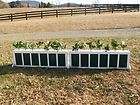 Horse Jumps Wood Picket Brush Box   Set/2 5ftL x 2ftH Choice of Color 