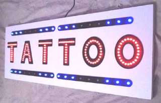 New TATTOO GUN Led neon sign with Real Animation  