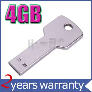 GB 4G 4GB 4 G USB 2.0 Flash Thumb Drive Metal Key New  