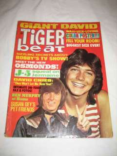 Tiger Beat V.7 #11 Aug. 1971 Osmonds Partridges David Cassidy Pete 
