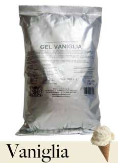 Vanilla Vaniglia Gelato Mix   1 Case   30% Off  