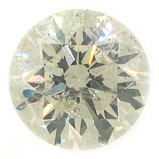 37 Carat Brilliant Round Cut Diamond Loose Gem Stone SI2 3 I J 