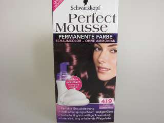   Haarfarbe Perfect Mousse Cassis Braun 419 4015000940092  