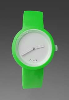 CLOCK Watch in Apple Green 