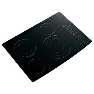 GE Profile CleanDesign 30 in. Smooth Surface Electric Cooktop in Black 