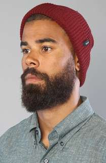 Brixton The Heist Beanie in Burgundy  Karmaloop   Global Concrete 