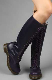 Dr. Martens The 1B60 20Eye Zip Boot in Potent Purple  Karmaloop 