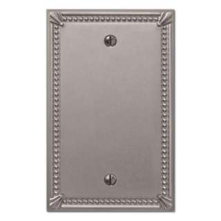 Creative Accents 1 Gang Toggle Imperial Bead Brushed Nickel Wall Plate 